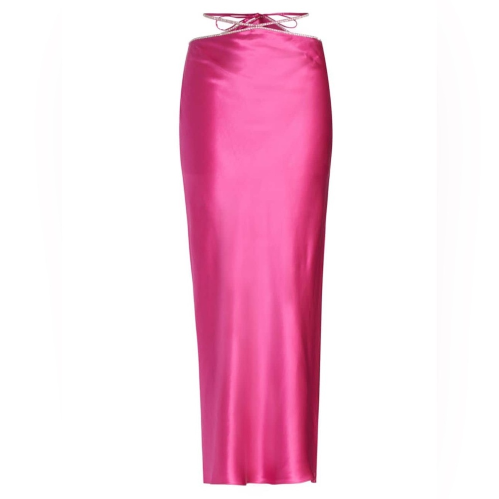 MICHAEL LO SORDO Rhinestone Maxi Skirt